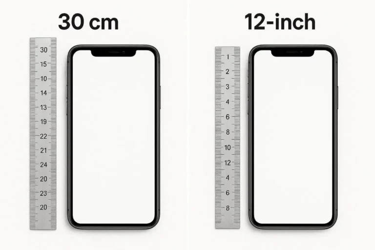 CM to Inches Conversion Chart - Quick Reference With Real-Life Examples