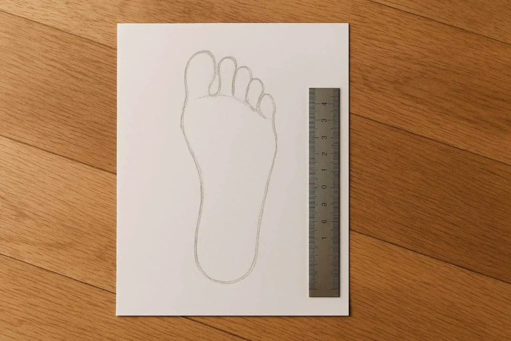 How to Find Your Shoe Size at Home - Measure Your Foot in CM and Convert to US, UK & EU Instantly
