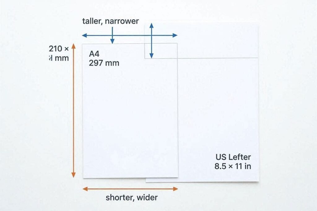A4 vs Letter Paper Size - The Difference Explained Simply (Which One Should You Use)