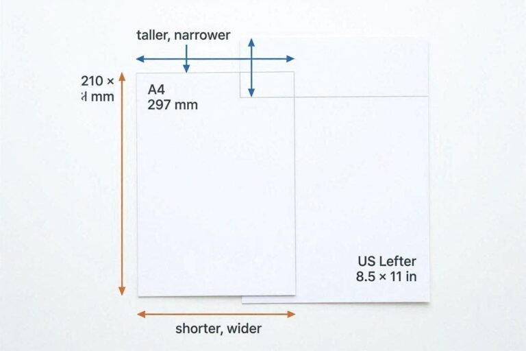 A4 vs Letter Paper Size - The Difference Explained Simply (Which One Should You Use)
